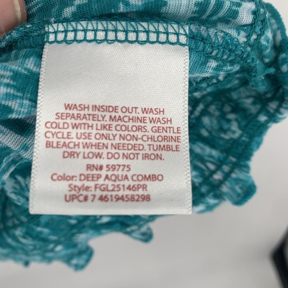 4 Lot Faded Glory Size XL Short Sleeves Lightweight Accent Gathering At Neck - Picture 8 of 16